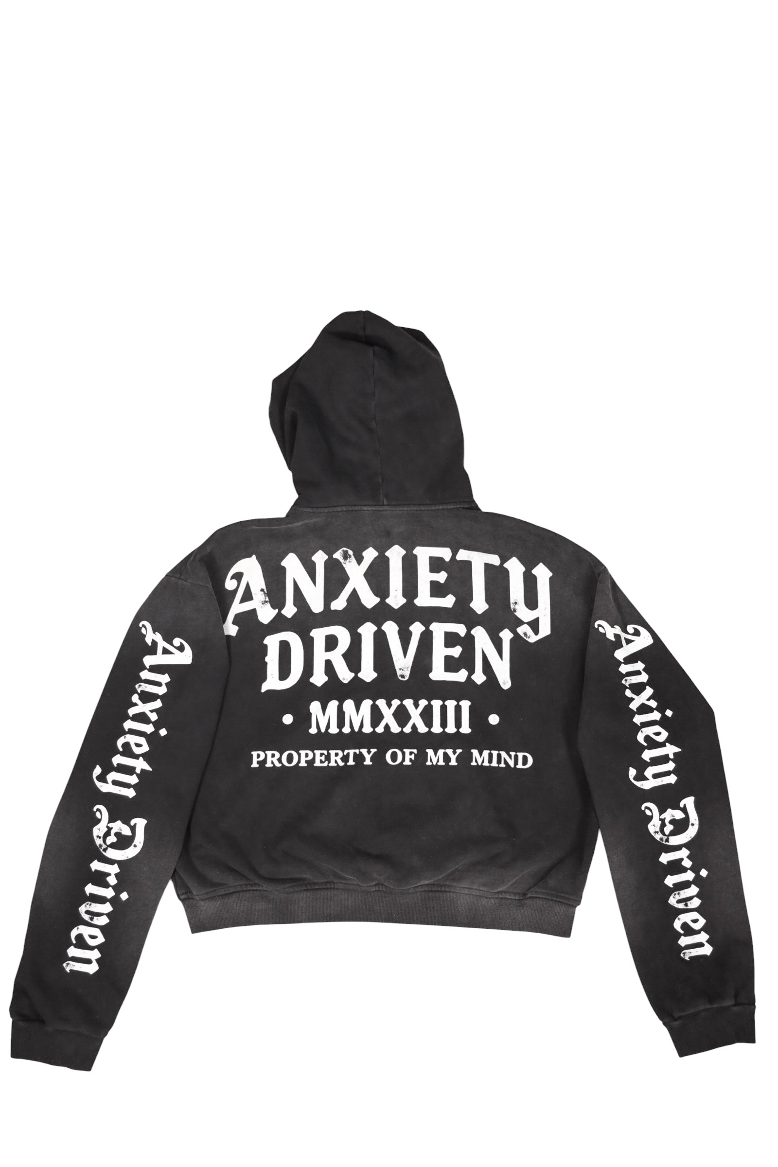 Signature Cropped Zip Hoodie